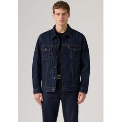 Levi's Herren Blau Jeansjacke "New Relaxed Fit Truck", Gr. S, (Wash It Out Rinse T), Denim/Jeans, Obermaterial: 100% Baumwolle, Relaxed Fit, 1-Kno... - Bild 3
