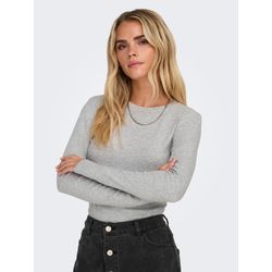 Only Damen Langarmshirts Grau Gr. Klein - Bild 6