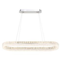 Globo Lighting Hängeleuchte ¦ silber ¦ Maße (cm): B: 31,5 H: 120 Lampen & Leuchten > Hängeleuchten - Sconto - Bild 2