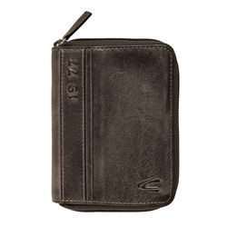 Camel Active Herren Schwarz Geldbörse "Melbourne", Leder, Antik-Look, Kleinlederwaren, Aus Hochwertigem Rindsleder Mit Kernigen Nähten Im Used Look - Bild 6