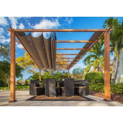 PARAGON OUTDOOR Pavillon »Florenz«, rechteckig, BxT: 505 x 350 cm - braun - Image 7