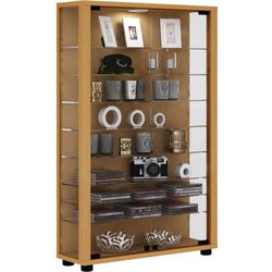 Ebuy24 Braun - Holz Glas Stand Vitrine Lumo Mini - Image 7