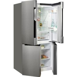 Bosch Versilbert - Amerikanischer Kühlschrank 91Cm 605L Ohne Frost Kfn96apea - Bild 8