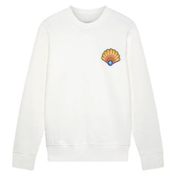 Casablanca Weiß Bestickte, Cremeweiße Sweatshirts