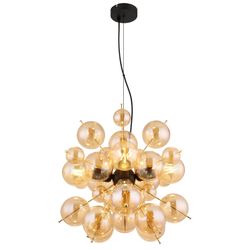 Globo Lighting Hängeleuchte schwarz Maße (cm): H: 120 Ø: 51.5 - Höffner - Bild 4