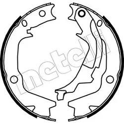 Metelli Bremsbackensatz, Feststellbremse 530186 Für Hyundai Kia