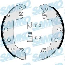 SAMKO Bremsbackensatz 82850 für Peugeot ALFA ROMEO TALBOT RENAULT DACIA ARO LDV