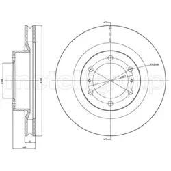Metelli Bremsscheibe 231298C Belüftet 338Mm 32Mm Für Toyota