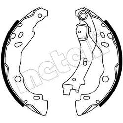 Metelli Bremsbackensatz 530085 Für Fiat Peugeot