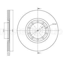 Metelli Bremsscheibe 230998C Voll 280Mm 16Mm Für Ford