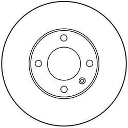 Trw Bremsscheibe Df1518 Voll 239Mm 10Mm Für Audi Seat