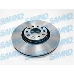 SAMKO Bremsscheibe a1561v belüftet 321mm 30mm für Audi