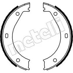 Metelli Bremsbackensatz, Feststellbremse 530013 Für Maserati Bmw