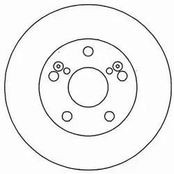 A.b.s. Bremsscheibe 16158 Belüftet 275Mm 28Mm Für Lexus