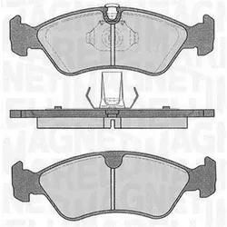 Magneti Marelli Bremsbelagsatz, Scheibenbremse 363916060205 Für Opel Vaughall Daewoo Chevrolet Renault