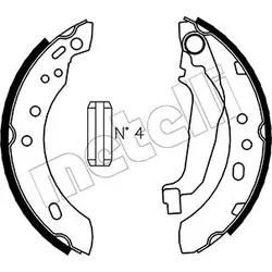 Metelli Bremsbackensatz 530284 Für Nissan