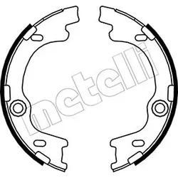 Metelli Bremsbackensatz, Feststellbremse 530185 Für Hyundai