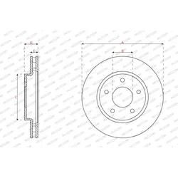 Ferodo Bremsscheibe Ddf1803c 276Mm 26Mm Für Mitsubishi