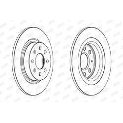 Jurid Bremsscheibe 562305Jc 264Mm 10Mm Für Opel Fiat Vaughall