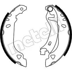 Metelli Bremsbackensatz 530066 Für Fiat