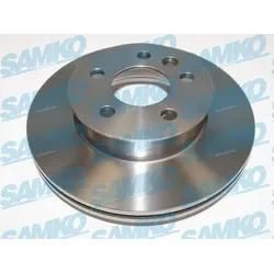 SAMKO Bremsscheibe v2321v belüftet 280mm 24mm für VW