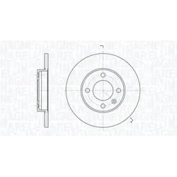 Magneti Marelli Bremsscheibe 361302040193 239Mm 12Mm Für Audi Vw