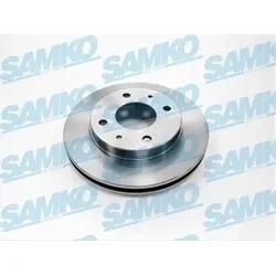 SAMKO Bremsscheibe m1403v belüftet 256mm 24mm für MITSUBISHI KIA