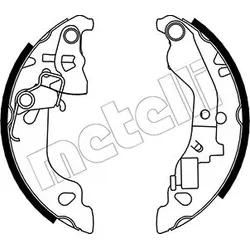Metelli Bremsbackensatz 530079Y Für Fiat