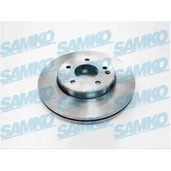 SAMKO Bremsscheibe m2371v belüftet 284mm 22mm für Mercedes