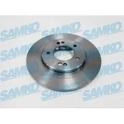 SAMKO Bremsscheibe h2025p voll 284mm 10mm für HYUNDAI
