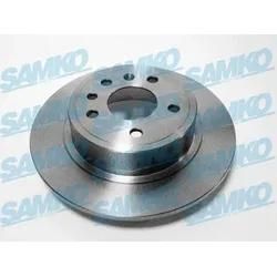 SAMKO Bremsscheibe s1003p voll 286mm 10mm für SAAB