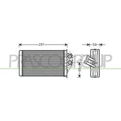 Prasco Wärmetauscher, Innenraumheizung Pg420h003 Für Peugeot