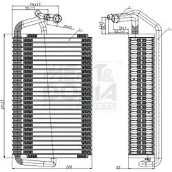 Meat & Doria Verdampfer, Klimaanlage 997092 Für Mercedes