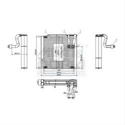 Meat & Doria Verdampfer, Klimaanlage 997150 Für Kia