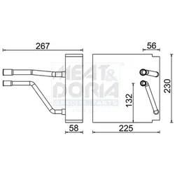 Meat & Doria Verdampfer, Klimaanlage 997135 Für Ford