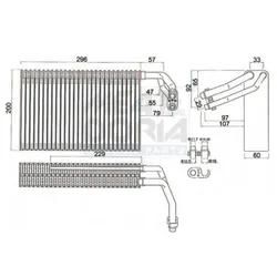 Meat & Doria Verdampfer, Klimaanlage 997134 Für Mercedes