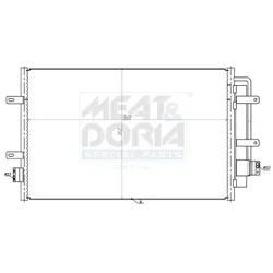 Meat & Doria Kondensator, Klimaanlage 991254 Für Iveco