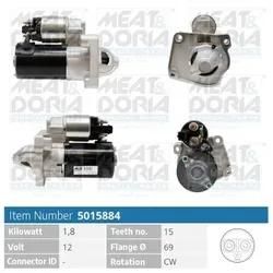 Meat & Doria Starter 5015884 Für Citroën/Peugeot