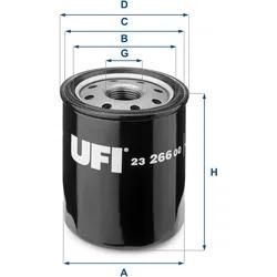 Ufi Ölfilter 2326600 Anschraubfilter 91Mm Gewindemaß3/4-16 Unf Für Nissan