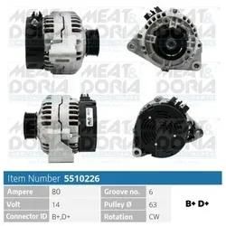 Meat & Doria Generator 5510226 Für Citroën/Peugeot Lancia