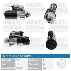 Meat & Doria Starter 5010429 Für Skoda Opel