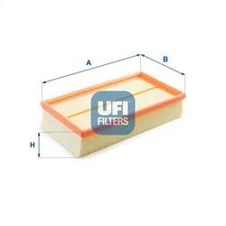 Ufi Luftfilter 3010600 Filtereinsatz 57Mm Für Ford