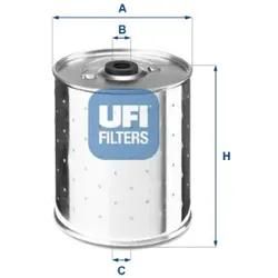 Ufi Ölfilter 2001200 Filtereinsatz 111Mm Für Fiat Iveco