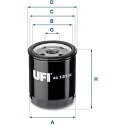 Ufi Ölfilter 2313102 Anschraubfilter 92Mm Gewindemaß3/4-16 Unf Für Ford Bmw