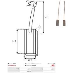As-Pl Kohlebürste, Generator Bx213