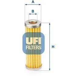 Ufi Kraftstofffilter 2668000 Filtereinsatz 87Mm Für Nissan Mitsubishi
