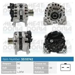 Meat & Doria Generator 5510742 Für Nissan Renault Mercedes Dacia