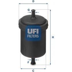 Ufi Kraftstofffilter 3151200 Filtereinsatz 121Mm Für Innocenti Fiat