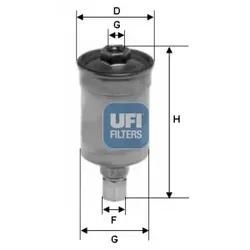 Ufi Kraftstofffilter 3151100 Filtereinsatz 133Mm Für Fiat Saab Gm Innocenti