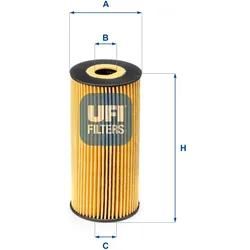 Ufi Ölfilter 2516600 Filtereinsatz 132Mm Für Kia